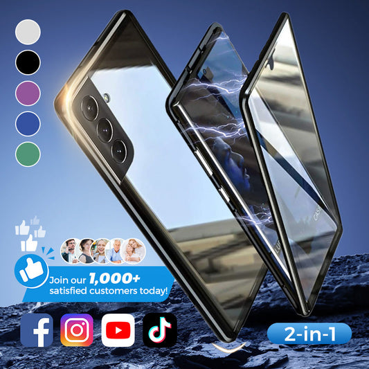 Funda protectora magnética de teléfono de cobertura total para la serie Samsung Galaxy S20-25