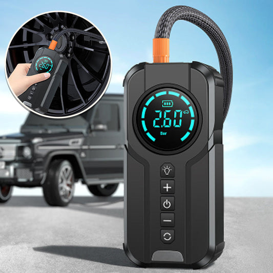🔥Máquina todo-en-uno de arranque de emergencia eléctrico de automóvil bomba de aire