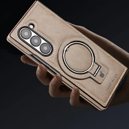 Funda Magnética de Cuero PU Superior con Soporte para Samsung Fold 3/4/5/6